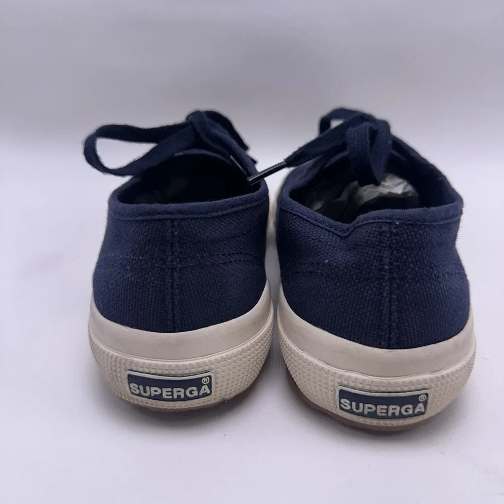 Superga 2750‎ Cotu Classic Navy Blue Canvas Sneakers Men 5.5 Women 7 EU 37.5